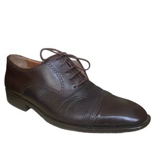 Magnanni Brown Leather Oxford Shoes size EU 41 US 8M